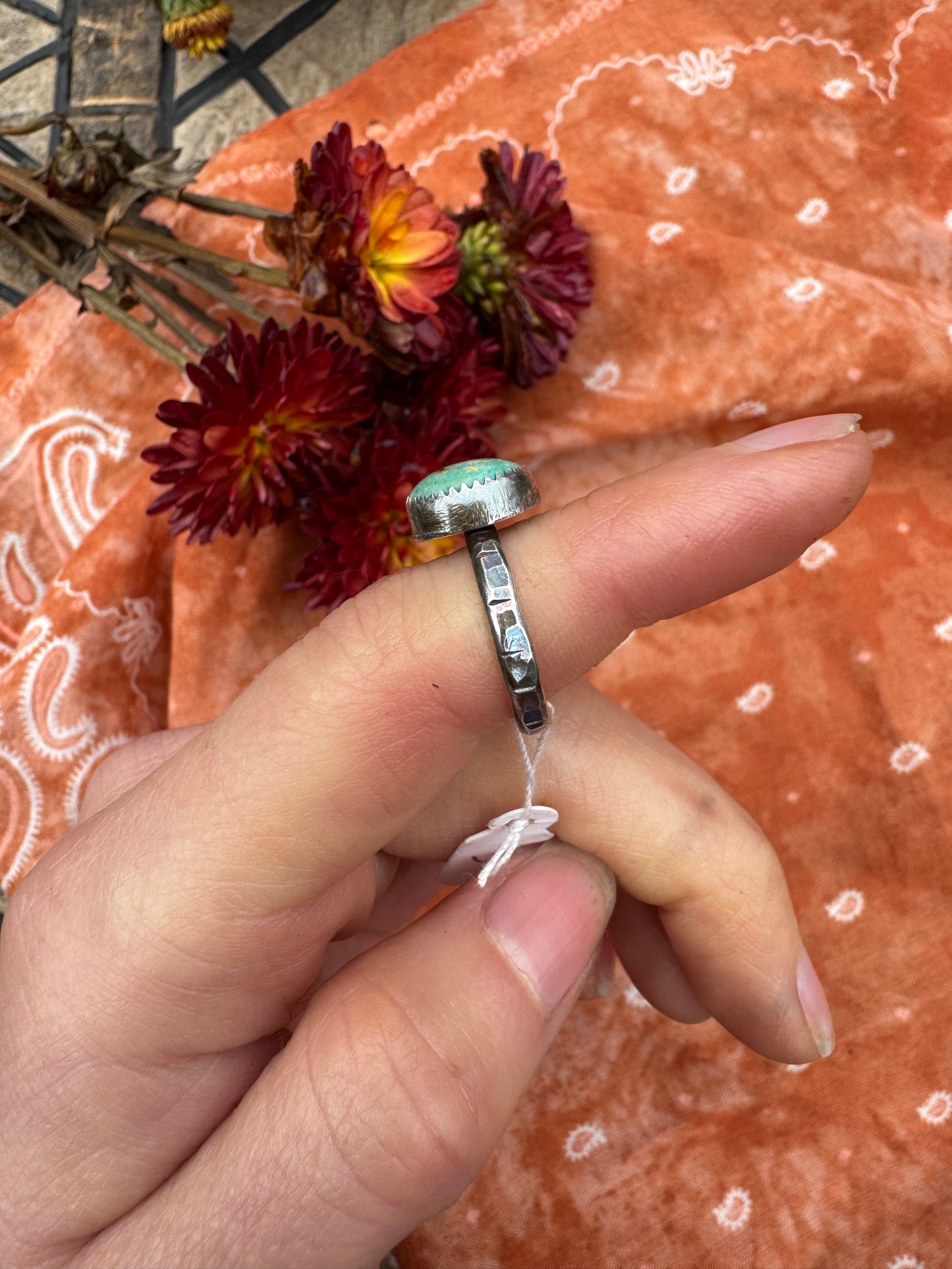 Cripple Creek Turquoise Ring - Size 5