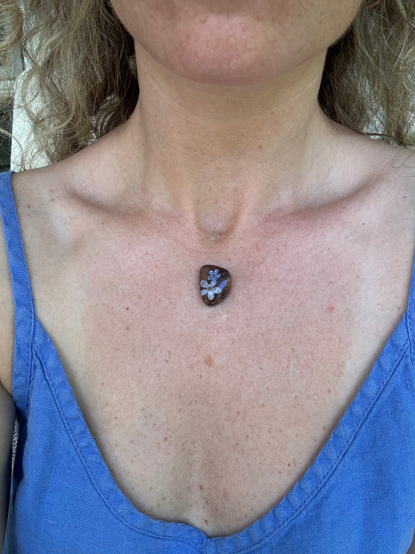 Deposit - made to order MT Agate + Botanicals no.4