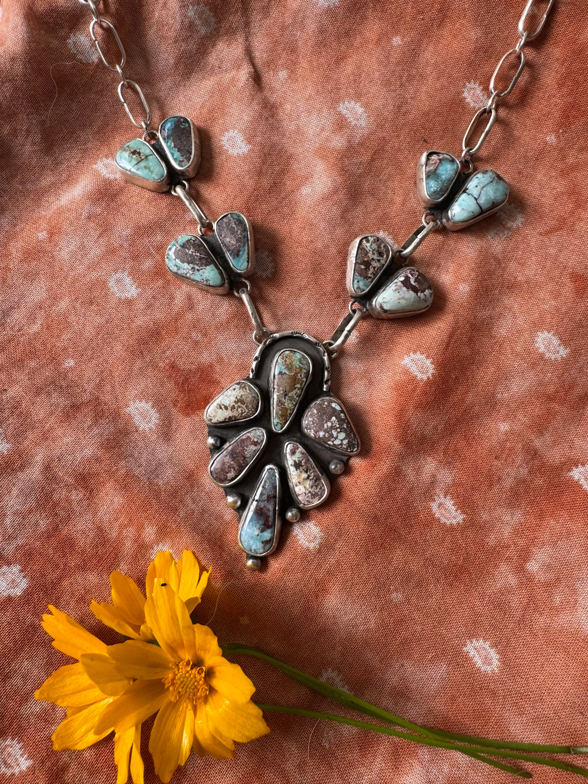 Dry Creek Turquoise Statement Necklace