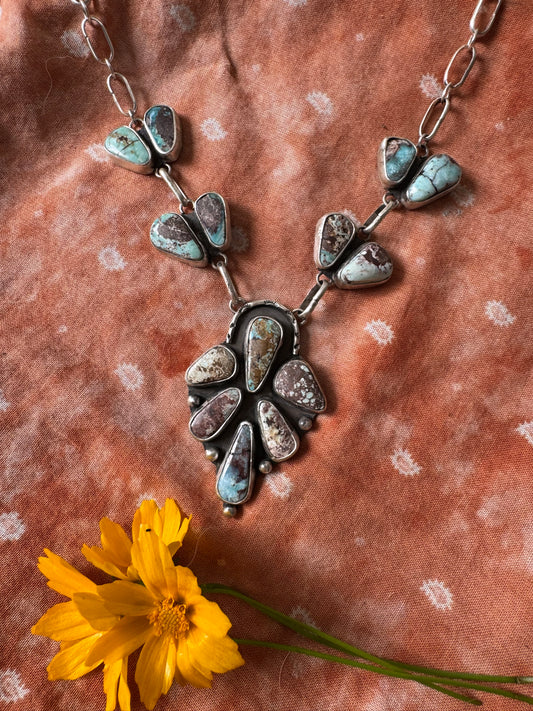 Dry Creek Turquoise Statement Necklace