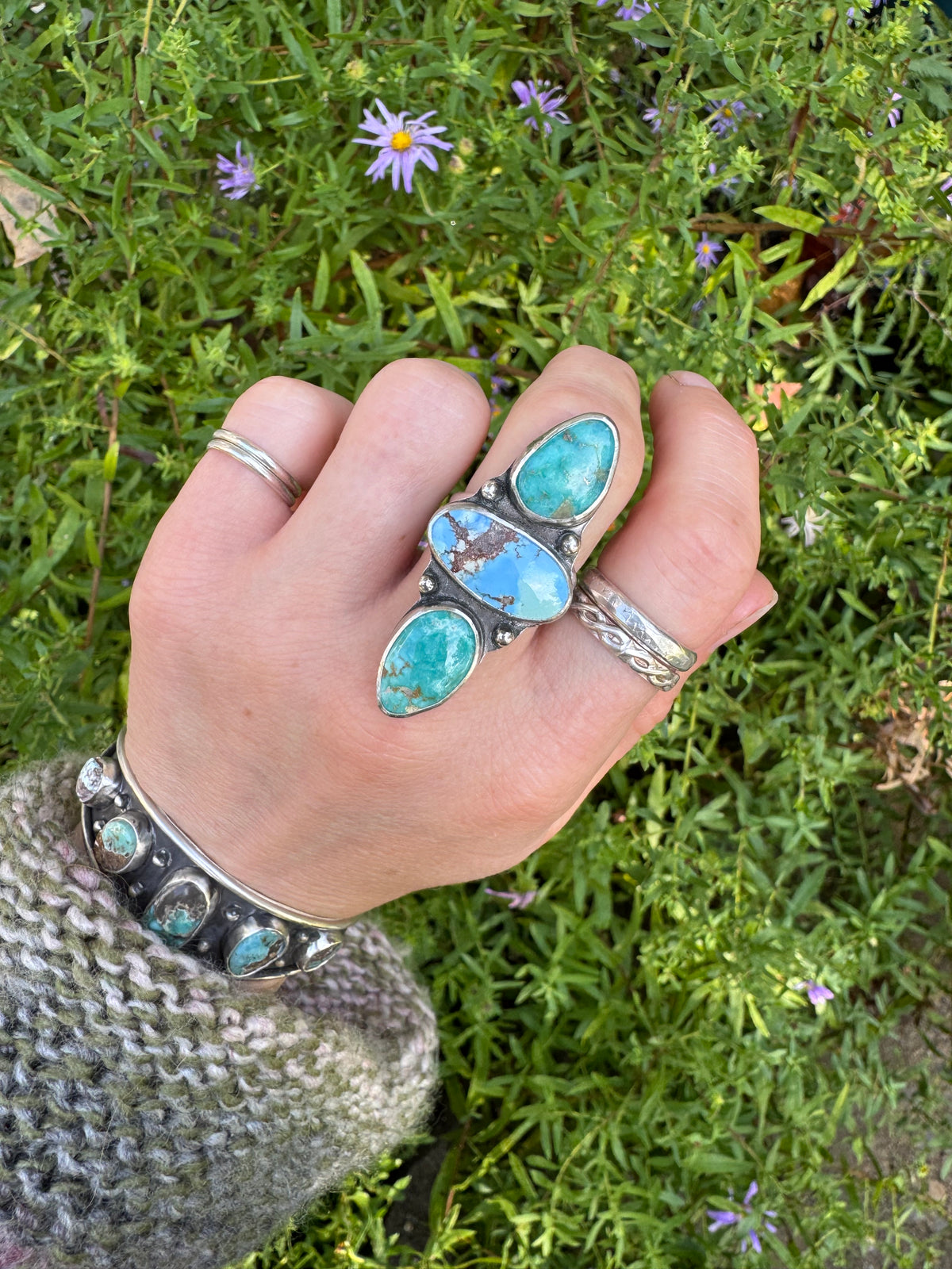 Golden Hills & Fox Turquoise - Size 7 1/2