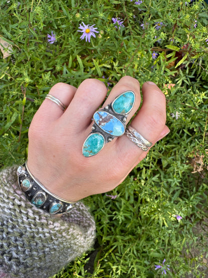 Golden Hills & Fox Turquoise - Size 7 1/2