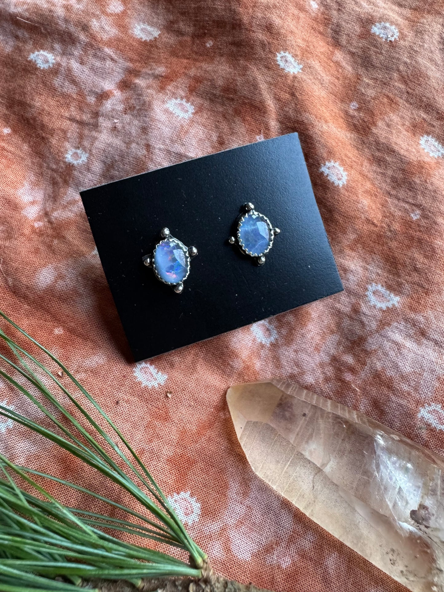 Opal "waypoint" Studs
