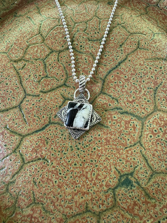 White Buffalo Statement Pendant