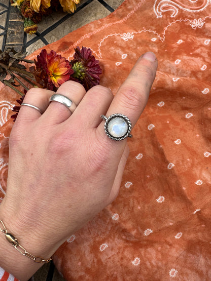 Moonstone ring - size 7