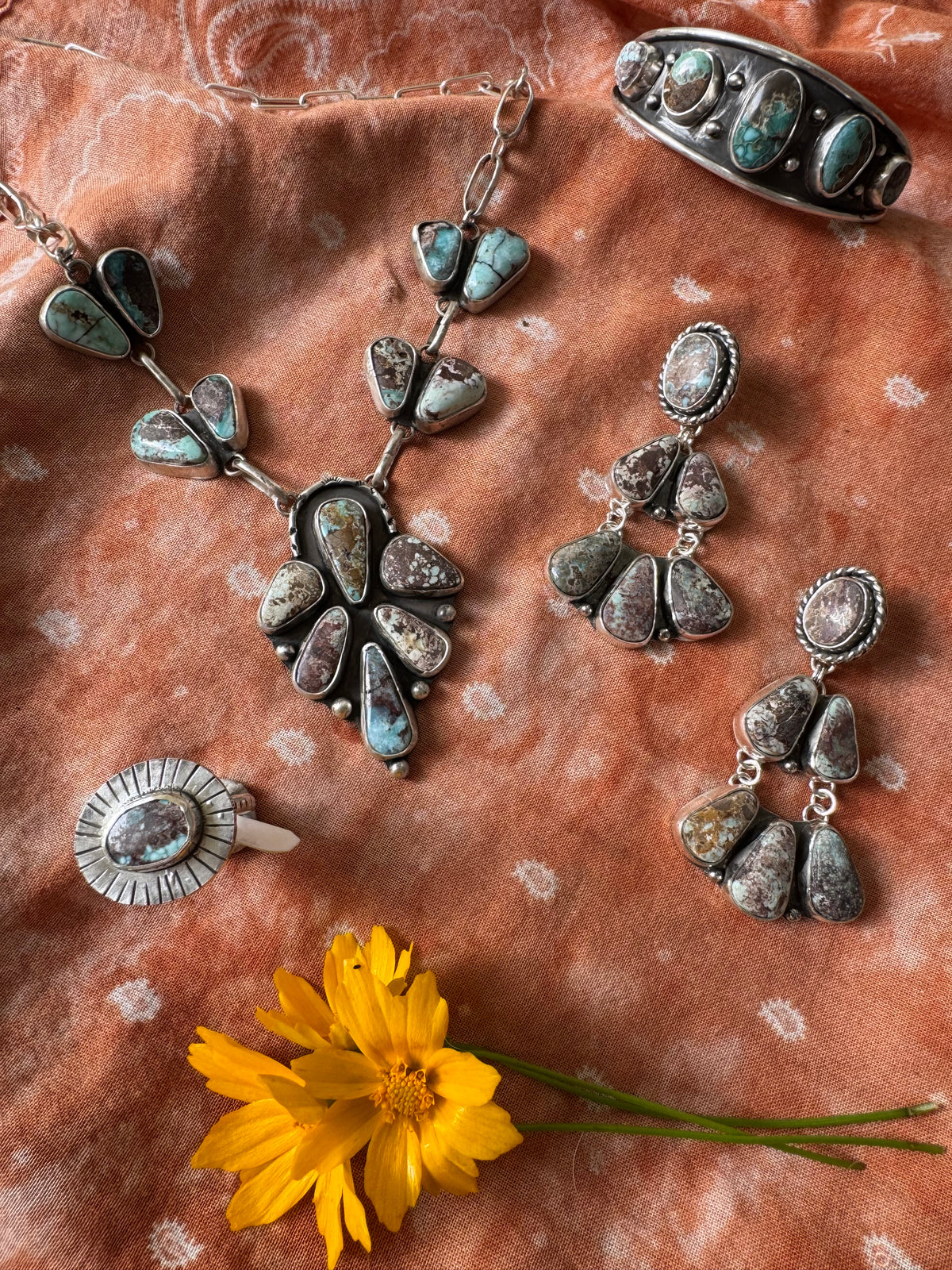Dry Creek Turquoise "Sugar Pine" Earrings