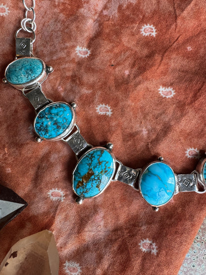 Kingman Turquoise "Muir" Necklace