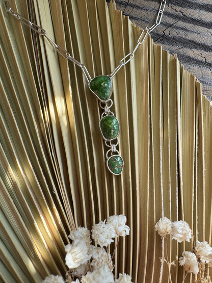 Verde Valley "Waterfall" Statement Necklace