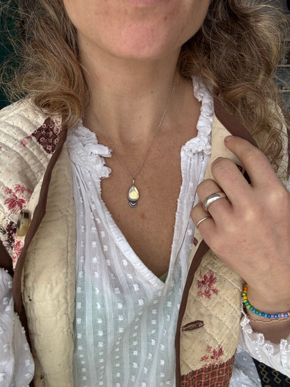 Opalite Dainty Drop Necklace