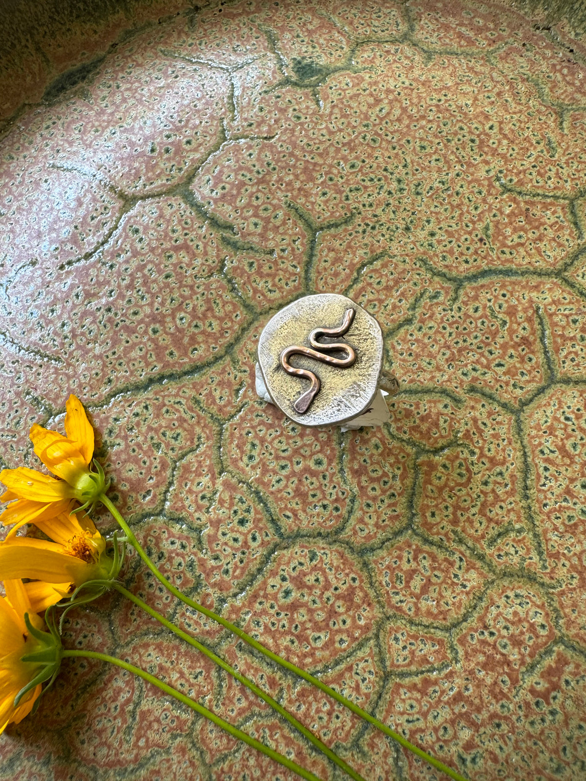 Desert Snake Ring - Size 8 3/4