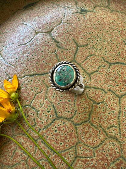 Carico Lake Turquoise Ring - Size 8 1/2