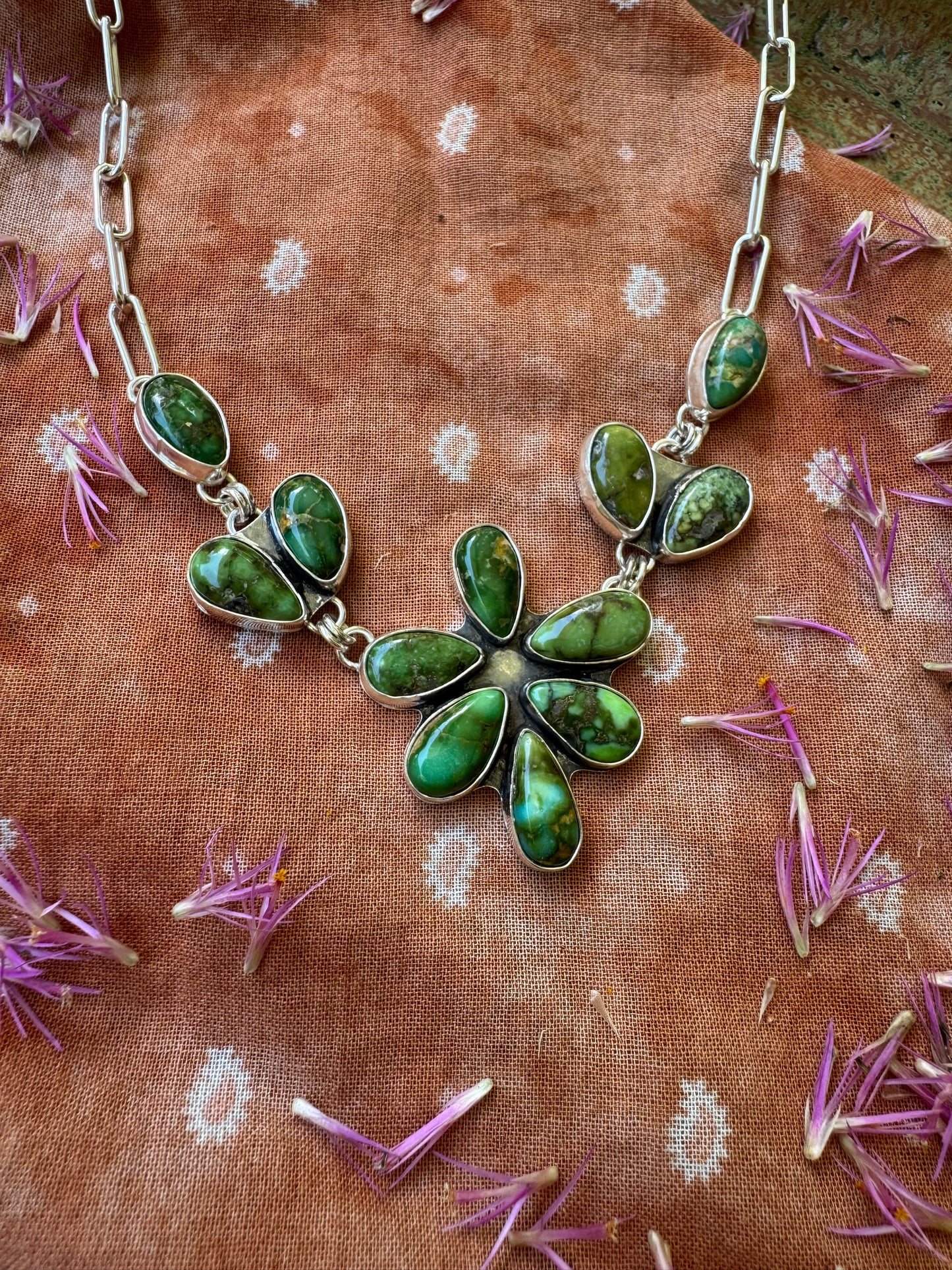 Sonoran Gold Turquoise Necklace
