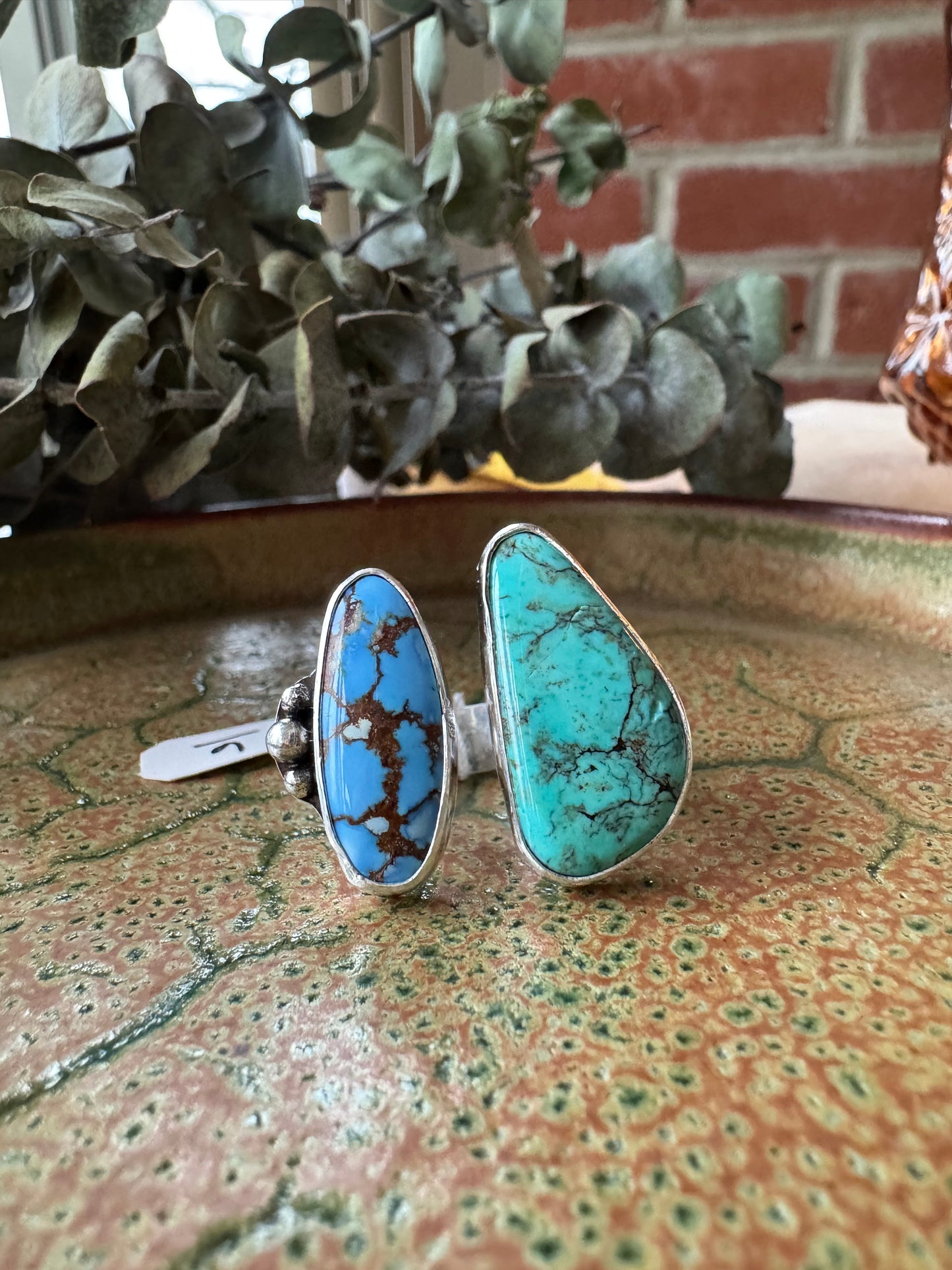 Golden Hills "Sisters" Turquoise Ring - Size 6 - 6 1/2