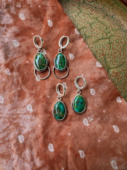 Sonoran Mountain Turquoise Earrings with loop