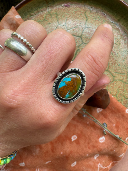 Royston Turquoise Ring - Size 7 1/4