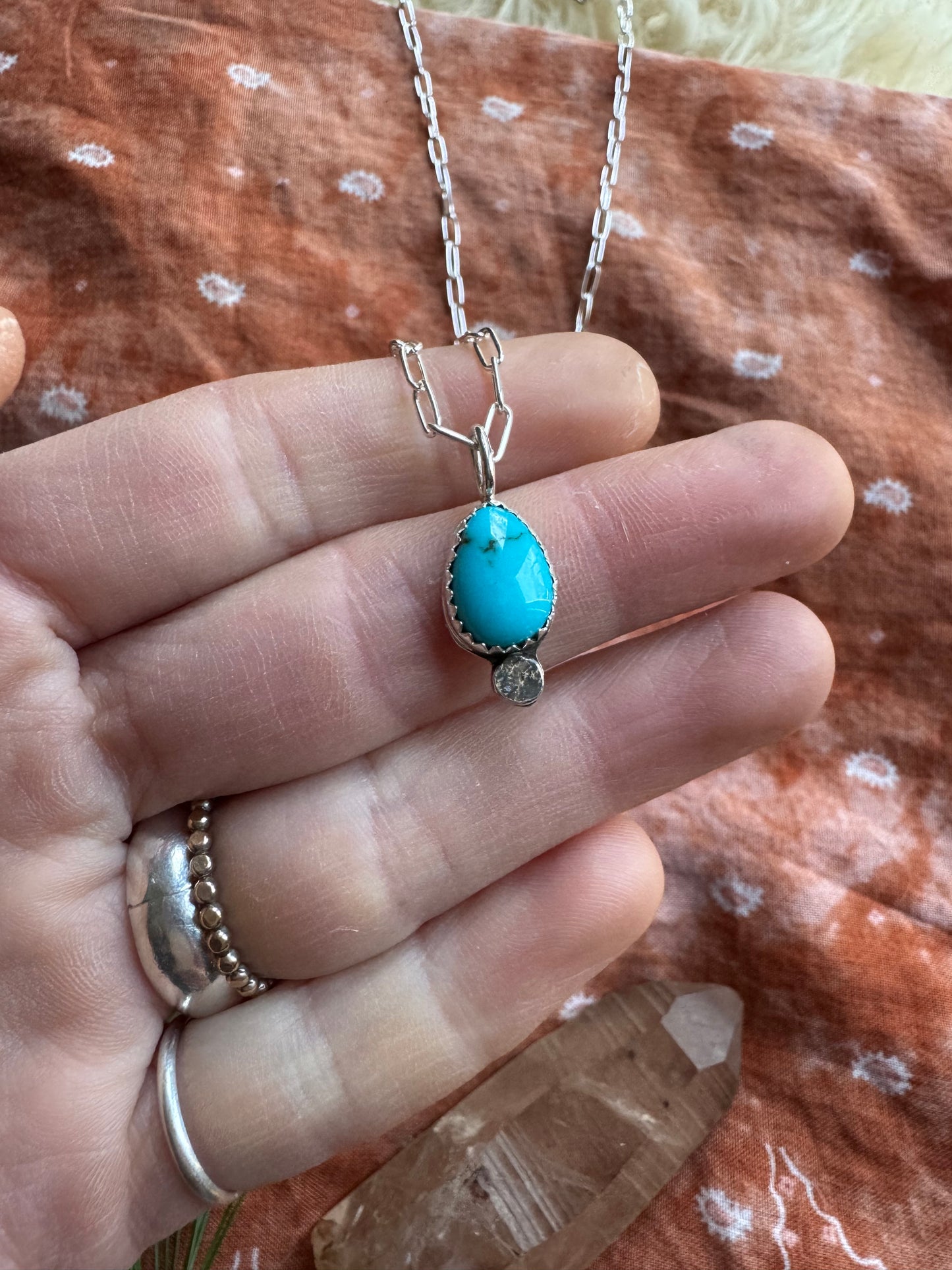 Turquoise Dainty Drop - no.3