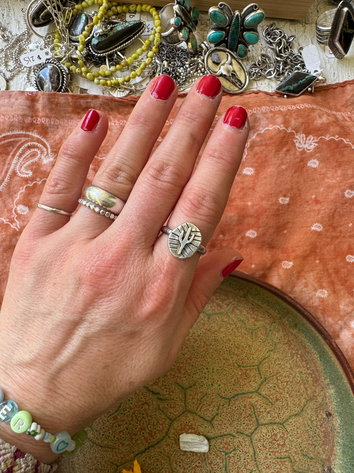 Saguaro Mini Ring - Size 6 1/2