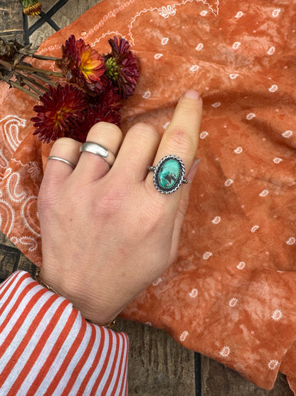 Cripple Creek Turquoise ring - size 6
