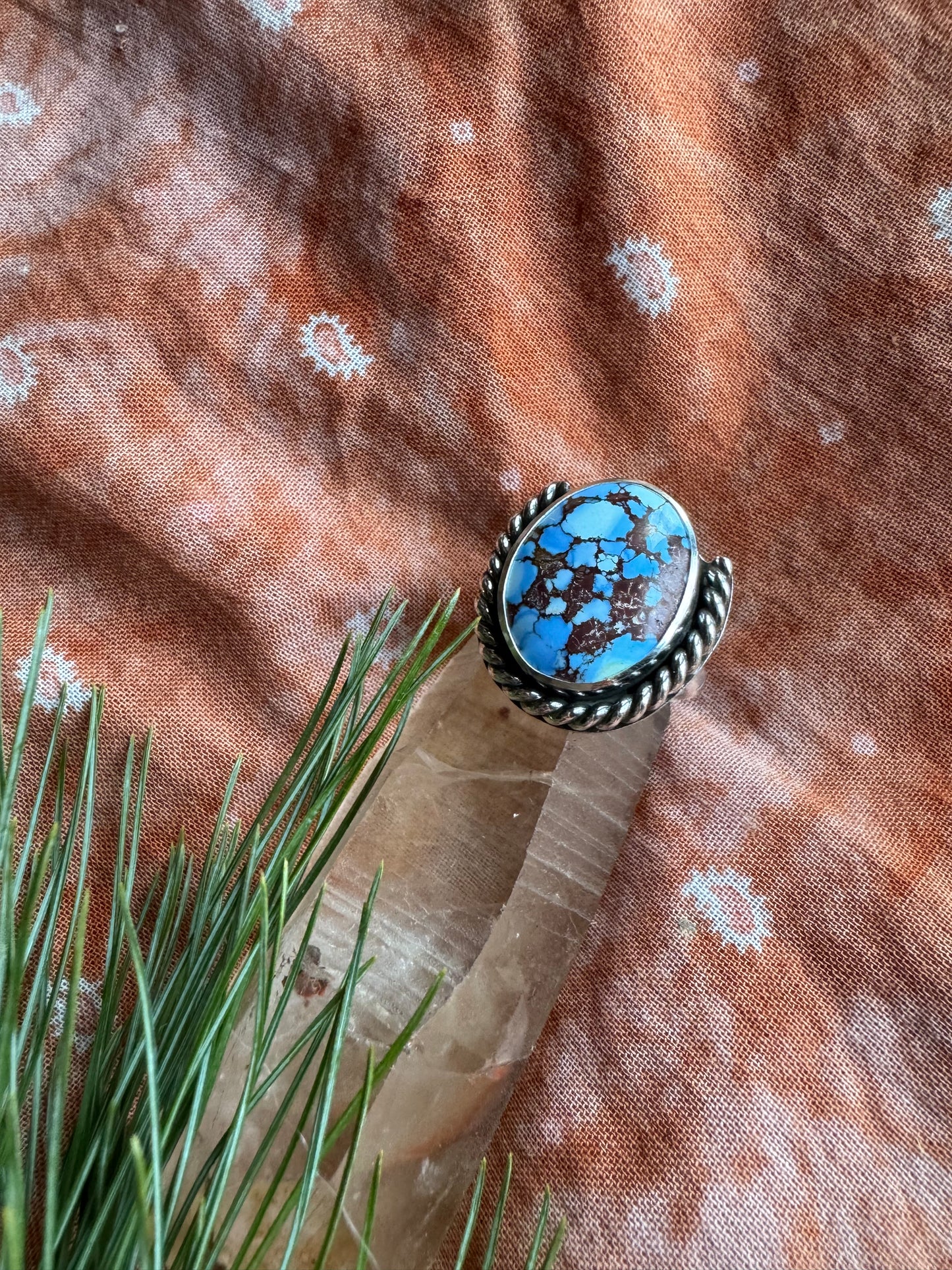 Golden Hills Turquoise Ring - Size 6 1/4