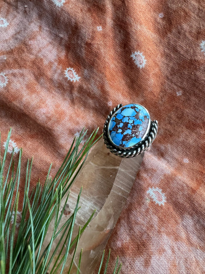 Golden Hills Turquoise Ring - Size 6 1/4