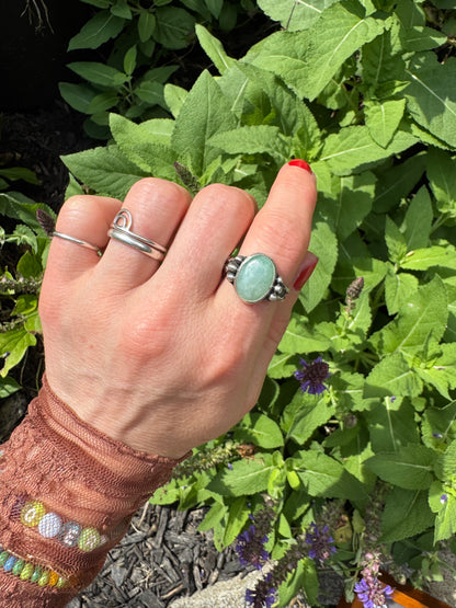 Jade "Waypoint" Ring - Size 8 1/4