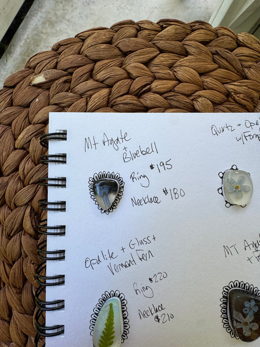 Deposit - made to order Agate + Botanicals no.1