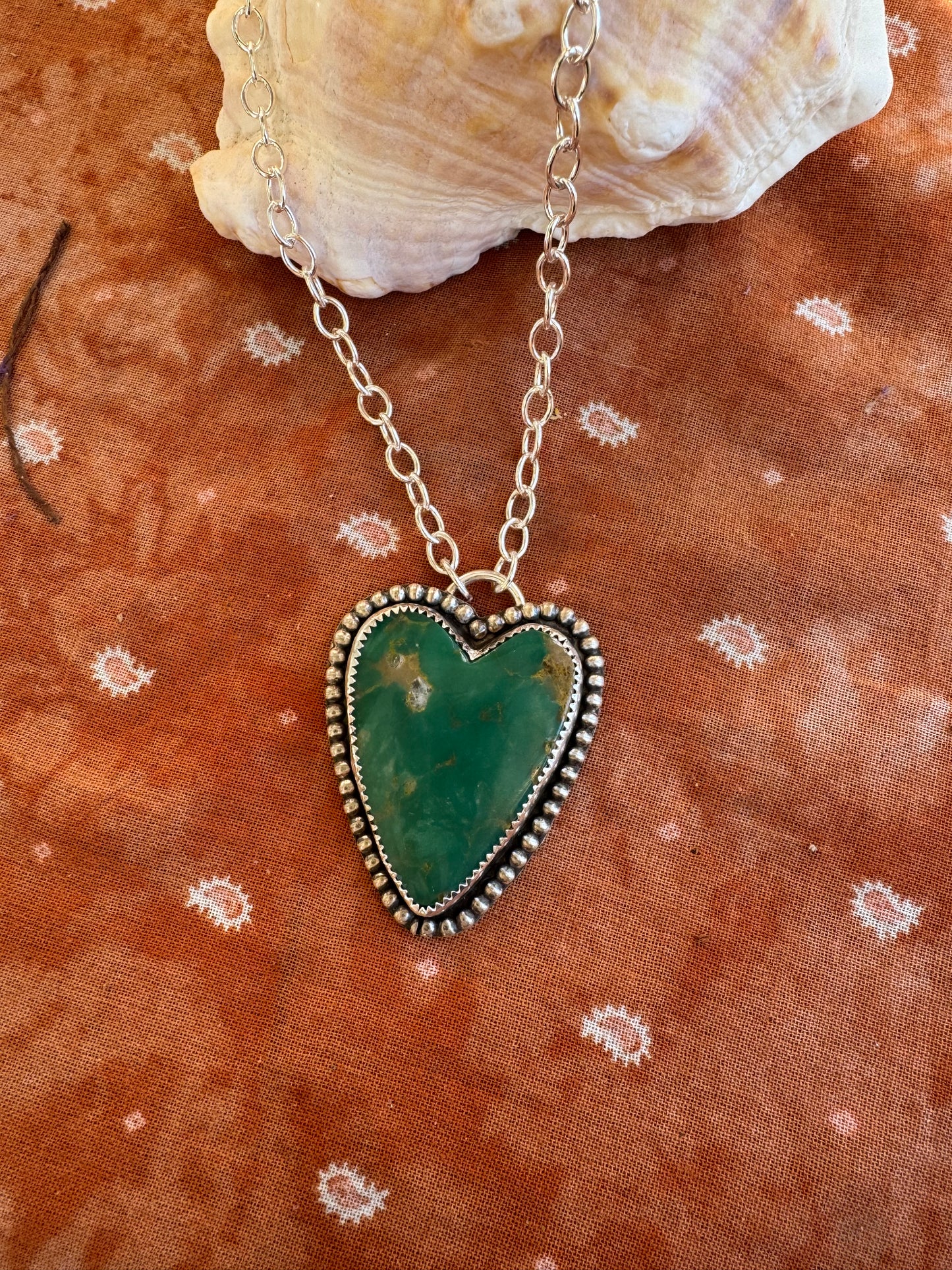 Turquoise "Sweet Heart" Statement Necklace