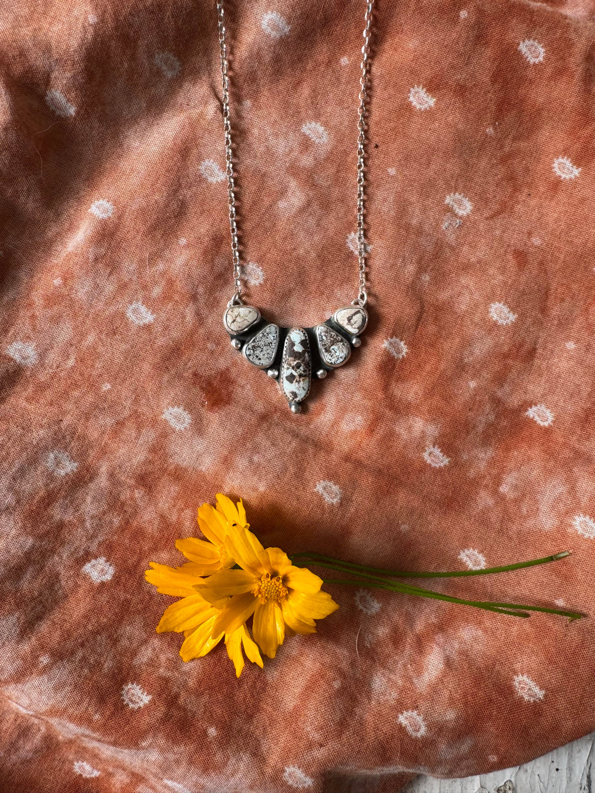 Dry Creek Turquoise Truckee Bib Necklace no. 2