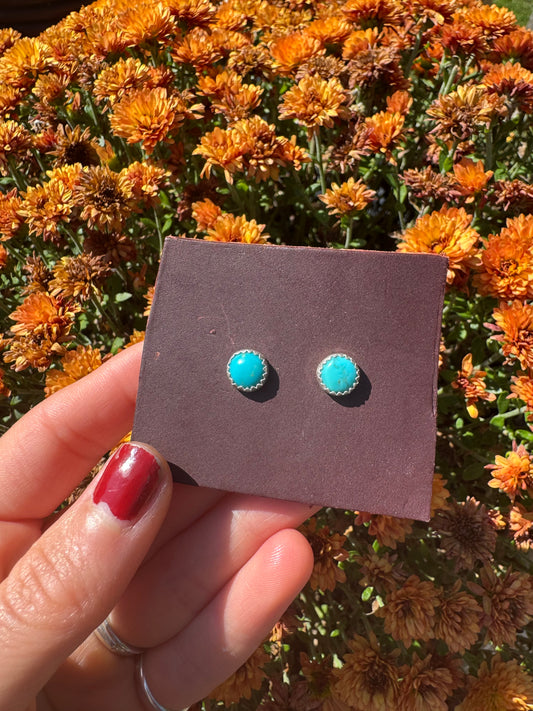 Sonoran Gem Turquoise Studs no.3