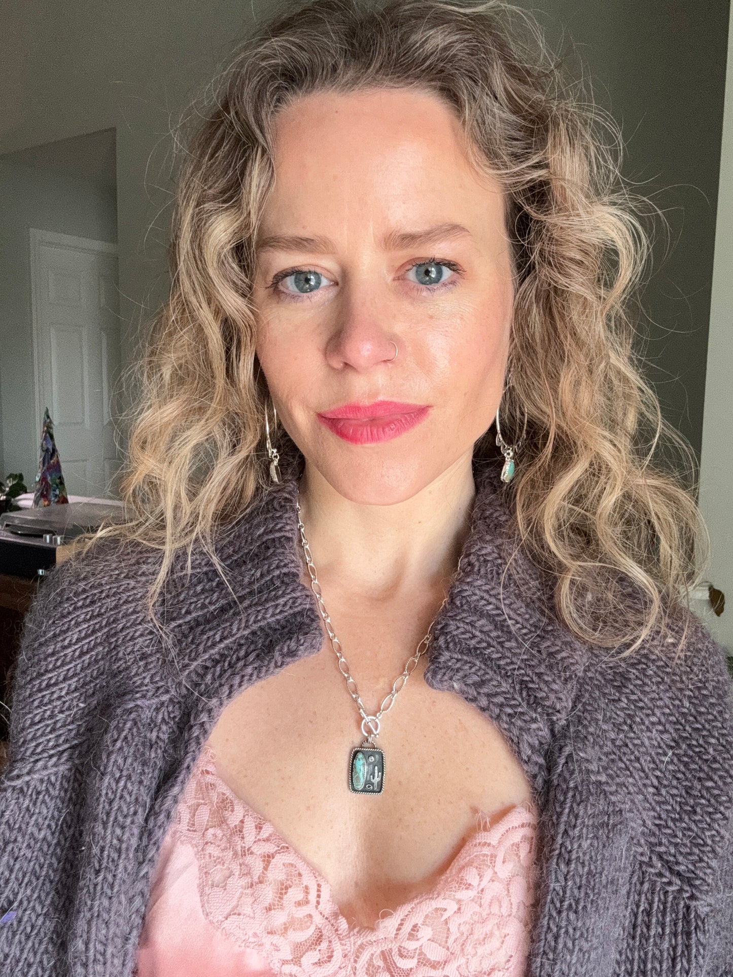 Cactus Scene Toggle Necklace no.2