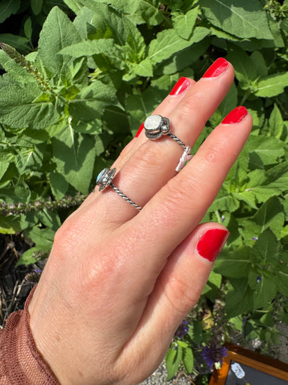 Moonstone "Hat Creek" Ring - Size 8 3/4
