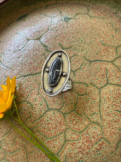 White Buffalo Ring - Size 7 1/2