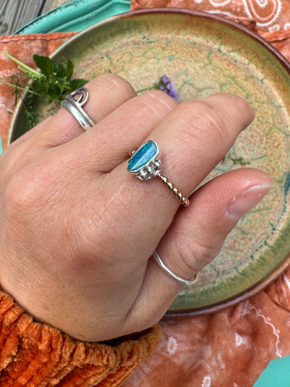 Opal Stacker Ring no.6 - Size 7 1/2