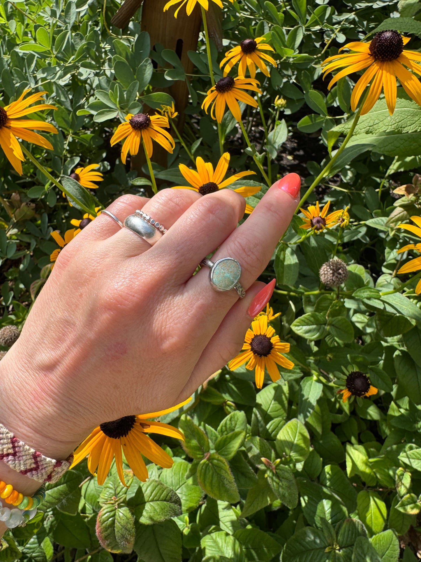 Carico Lake Turquoise Ring - Size 9 1/4
