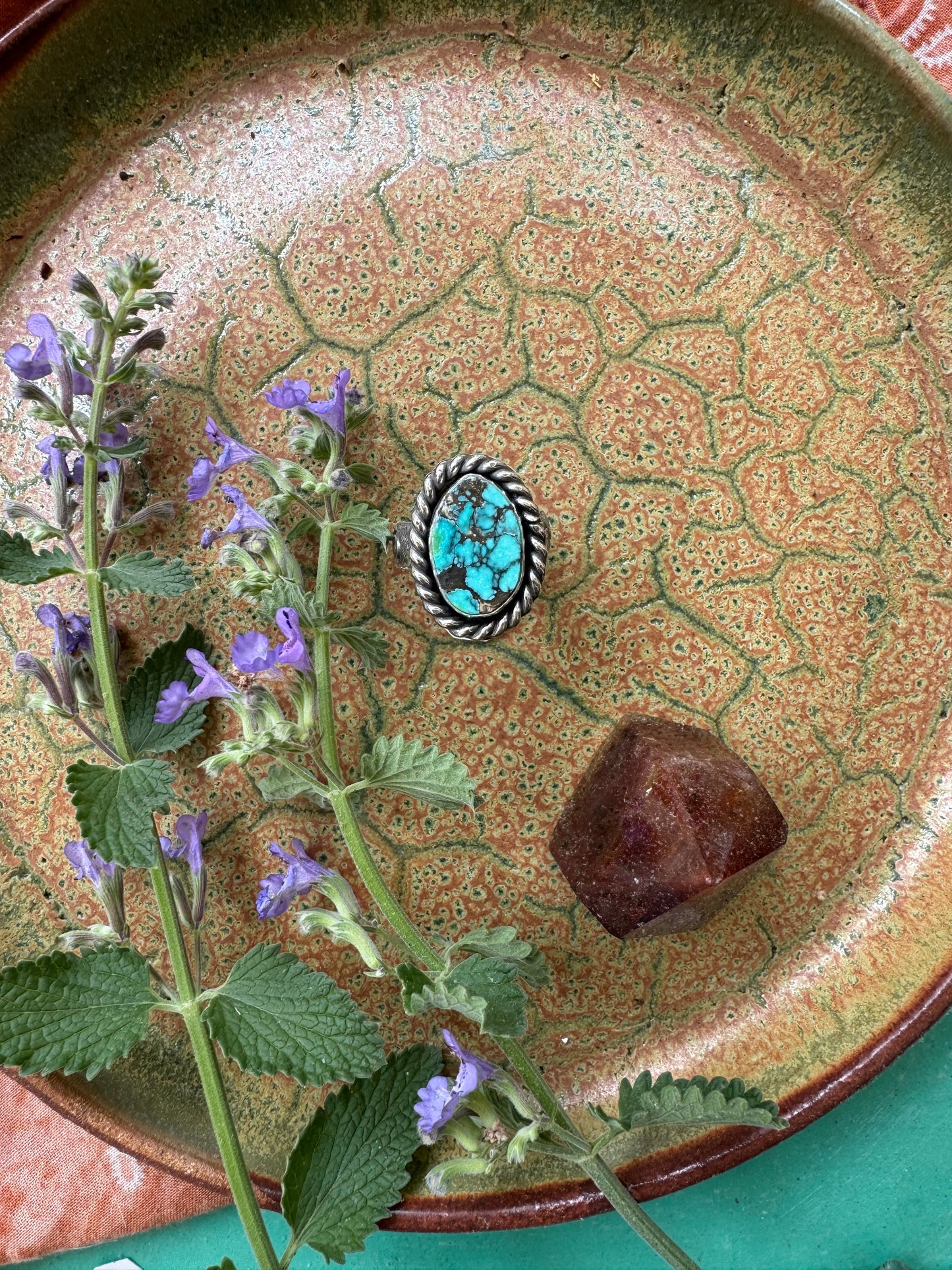 Hubei Turquoise Ring - size 8 1/2