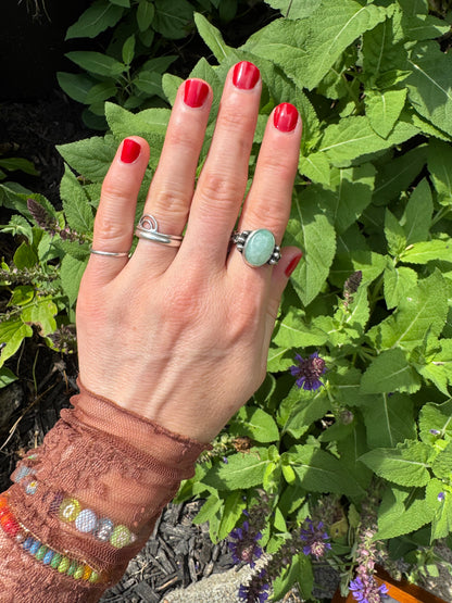 Jade "Waypoint" Ring - Size 8 1/4