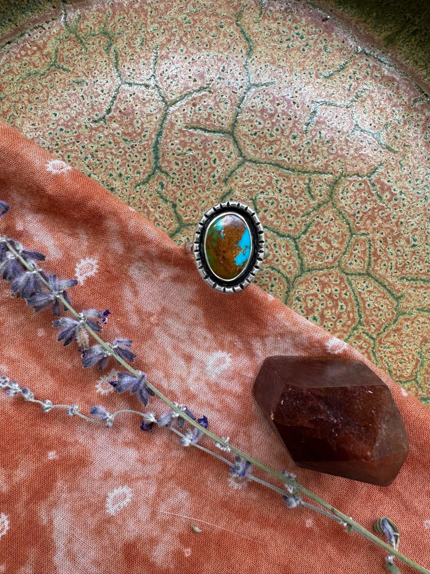 Royston Turquoise Ring - Size 7 1/4