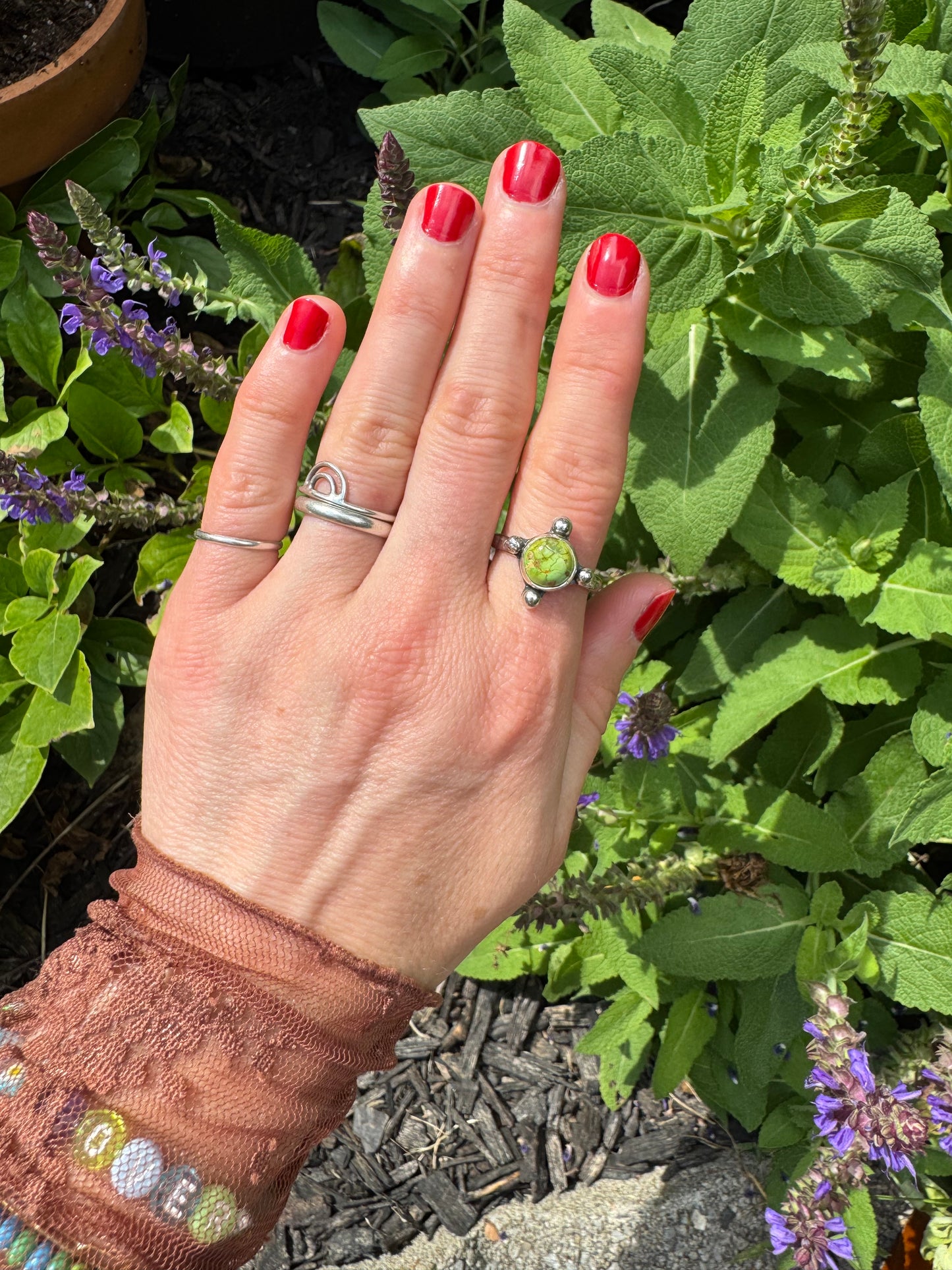 Verde Valley Turquoise "Waypoint" Ring - Size 8