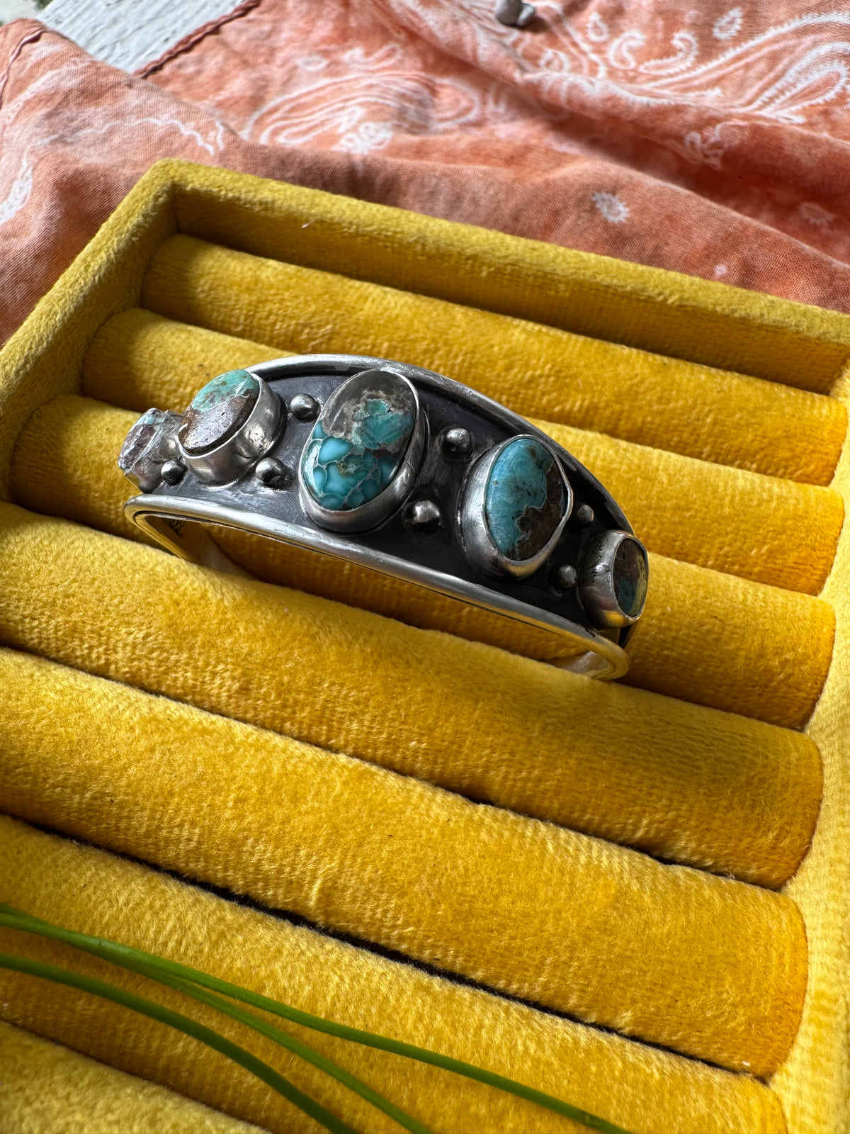 Dry Creek Turquoise Cuff - Size Small