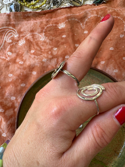 Desert Snake Ring - Size 8 3/4