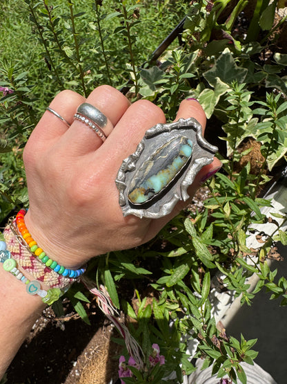 Aloe "Shasta" Ring - Size 7, 8 - adjustable