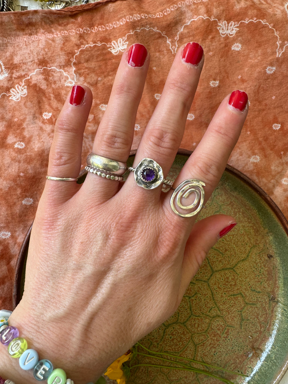 Amethyst "Fleetwood" Ring - Size 9
