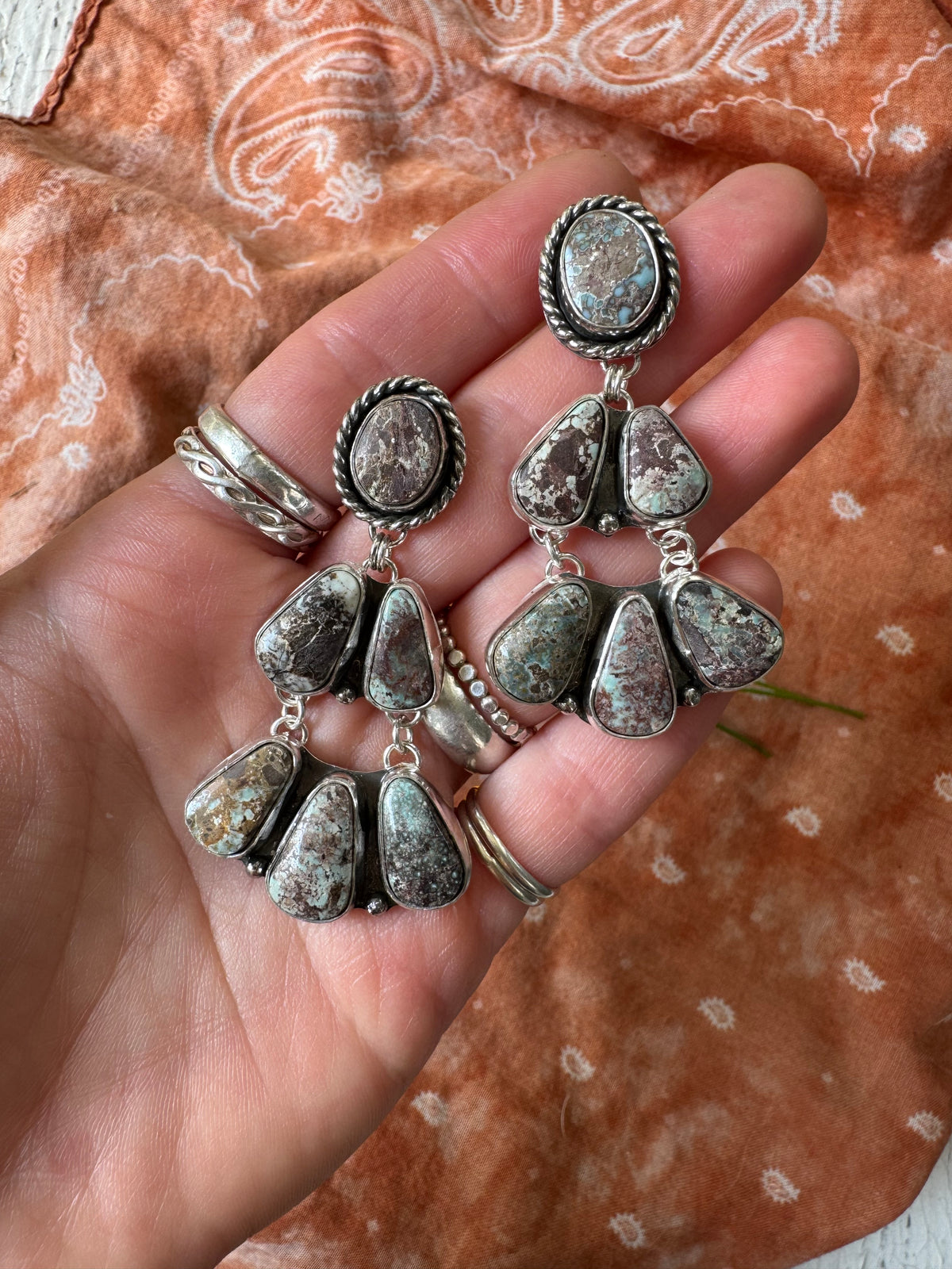 Dry Creek Turquoise "Sugar Pine" Earrings