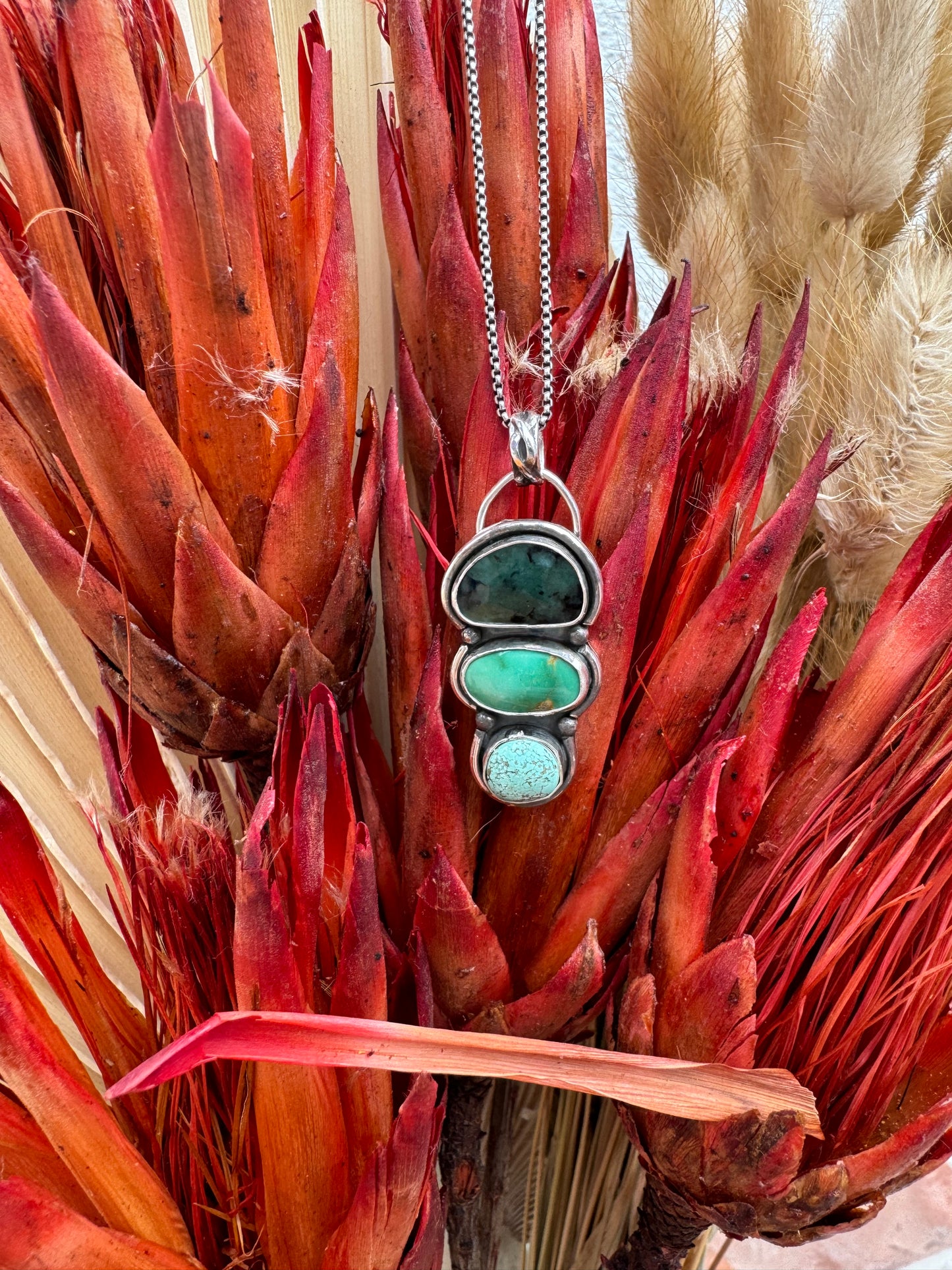 Emerald and Turquoise Talisman