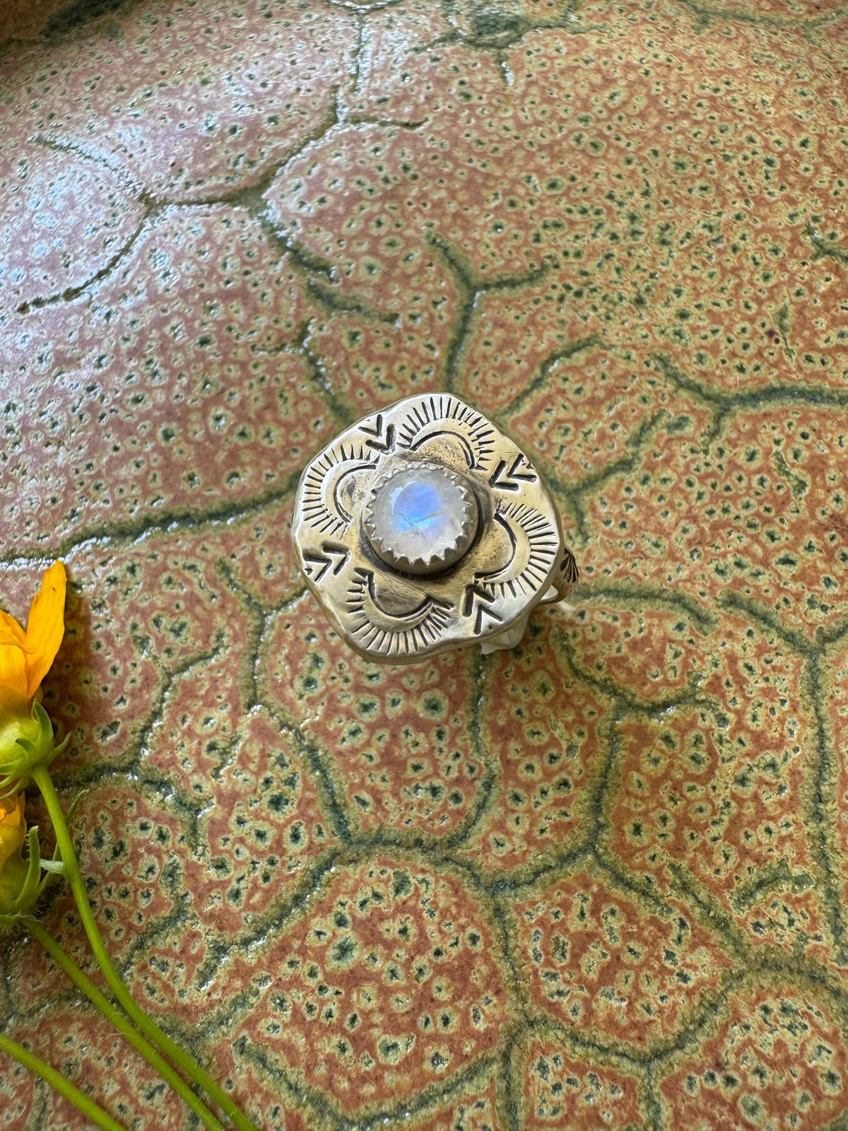 Moonstone "Fleetwood" Ring - Size 9