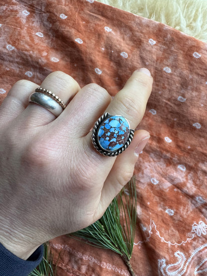 Golden Hills Turquoise Ring - Size 6 1/4