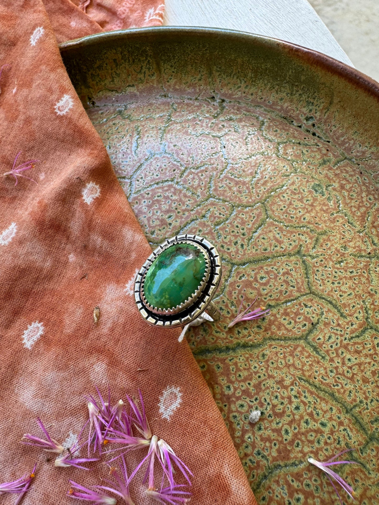 Sonoran Mountain Turquoise ring - size 7 1/4