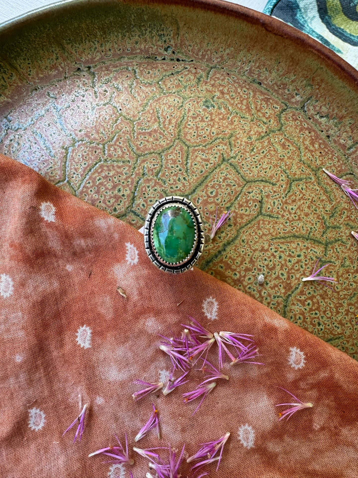Sonoran Mountain Turquoise ring - size 7 1/4