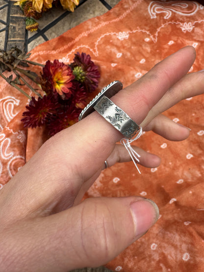 Baroque Pearl ring - size 9 3/4