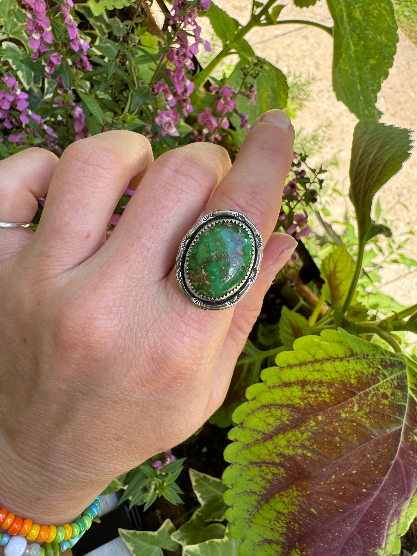 Sonoran Mountain Turquoise ring - size 6 1/2